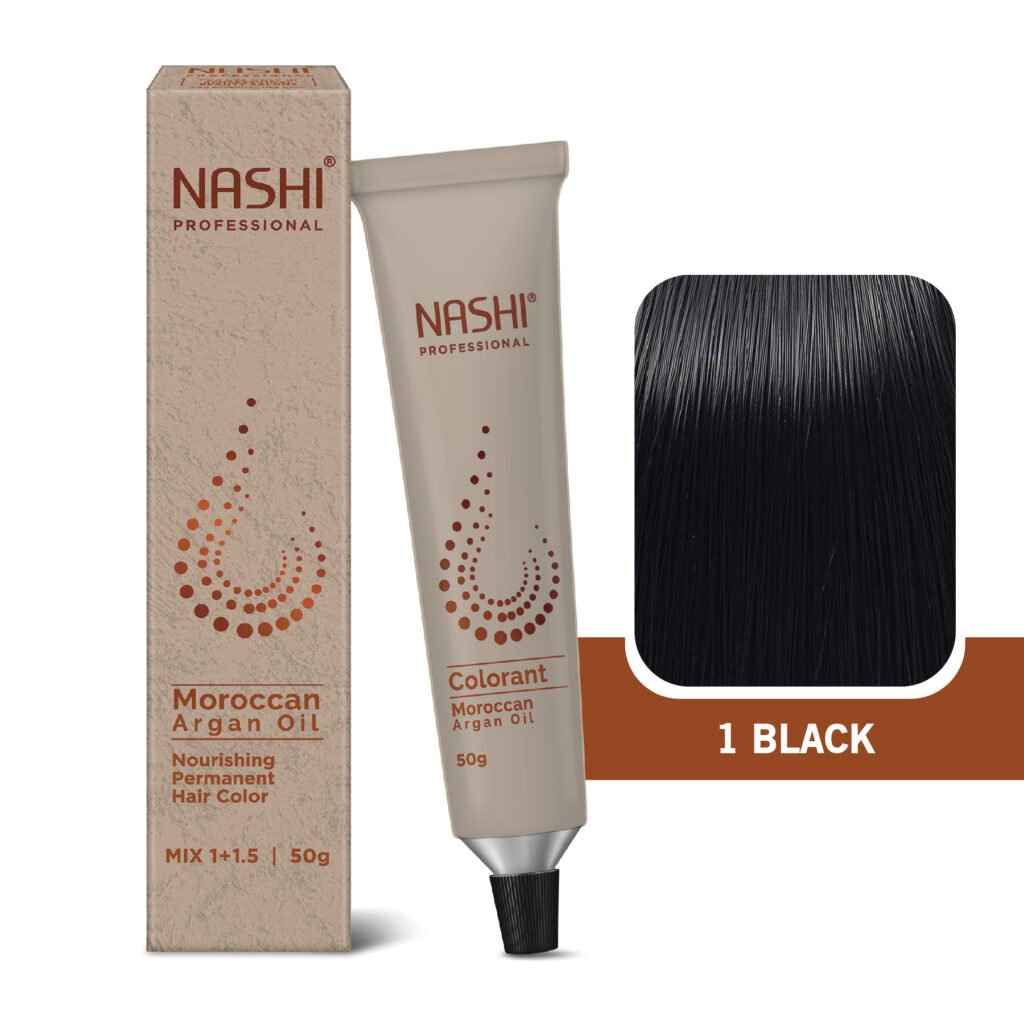 Nashi Professional Crème Hair Color 1 Black
