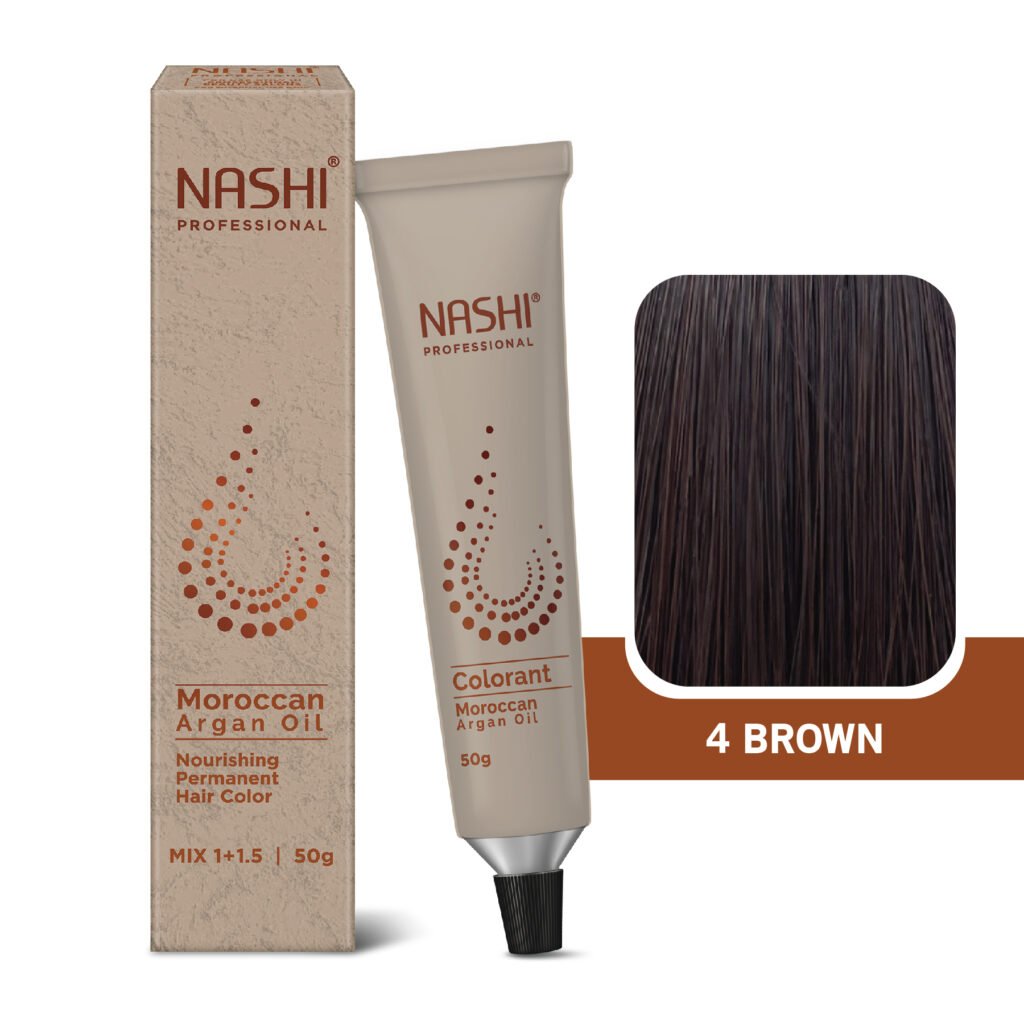 Nashi Professional Crème Hair Color 4 Brown